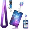Lanyard for Keys with Retractable Reel Clip and Hard Vertical