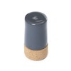 Set of two shakers for salt and pepper colour dark