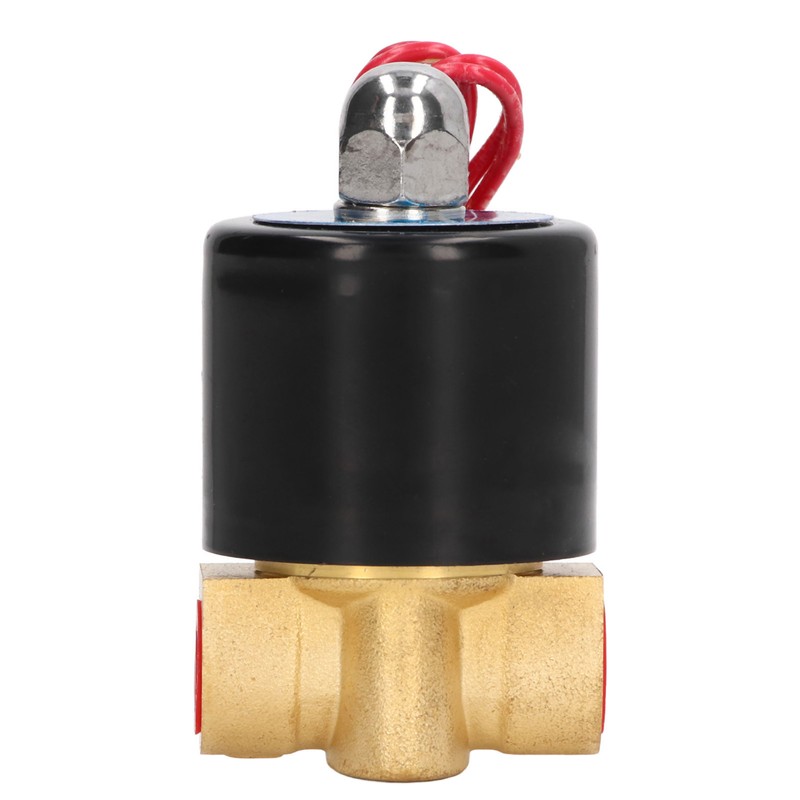 Brass Electric Solenoid Valve 2W025‑08 Normally Closed 1/4in 2 Position