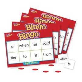 TREND enterprises Bingo Learning Game 36 Cards Improve Vocabulary Reading Skills Fun for Kids