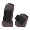 1Set Horse Tendon Boots PU Elastic Thickened Adjustable Horse Leg