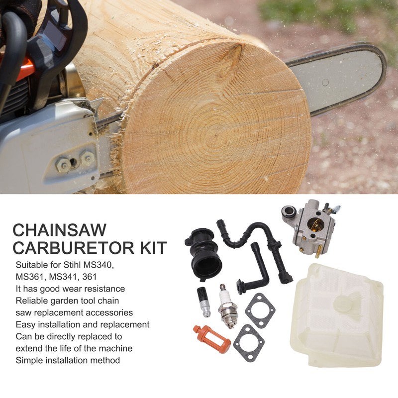 Carburetor Carb Wear Resistant Chainsaw Carburetor Replacement for STIHL MS340