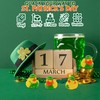 One Dozen (12) Irish St. Patrick's Day Rubber Ducks