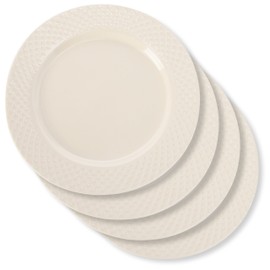 Signature Housewares Sahara Salad Plates (Set of 4), Ivory