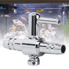 10pcs Aquarium Flows Valve, Stainless Steel Aquarium Oxygen Pump Air Volume Control Adjustment Valve Check Fish Tank Accessory