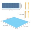 200x150cm Beach Sand-Free Folding Mats,with Handle Beach-Proof Sand Blanket Includes