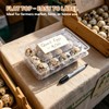 120 Pack Quail Egg Cartons 12 Grid, Heavy Duty Snap