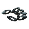 8pc SNAG FREE BLACK SAFETY PINS HIJAB SCARF TAILOR PIN BROOCH