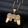 Game Controller Pendant Stainless Steel Punk Rock Necklace for Men