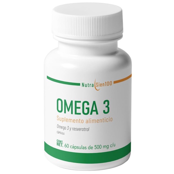 Nutrasien100 Omega 3 Puro de Salmn con Resveratrol 750 mg