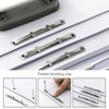 eMagTech 200Pcs Document Paper Fasteners Filing Strip Fastener Filing Clip