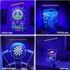 Onforu Black Light for Blacklight Tapestry,15'' Rechargeable Blacklight Picture Light