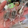 LLLucky 10 Pieces Clear Plastic Bead Storage Containers Candy Shaped