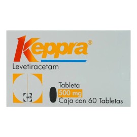Keppra Tabletas 500 Mg, 60 Tabletas