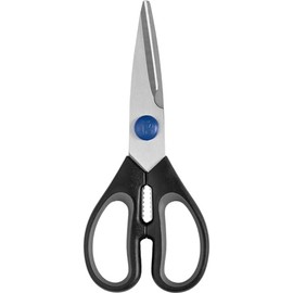 Zwilling multi-purpose scissors, stainless steel, Silver/Blue 6 Inch