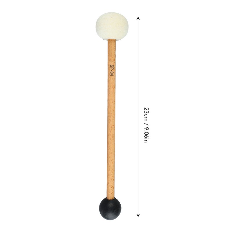 Drum Mallet Antislip Bass Drum Percussion Stick Hammer Wooden Musical