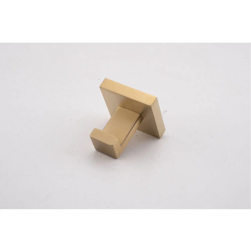 Bathroom Hardware Set Brushed Brass Wall Mounted Contemporary Design 25in