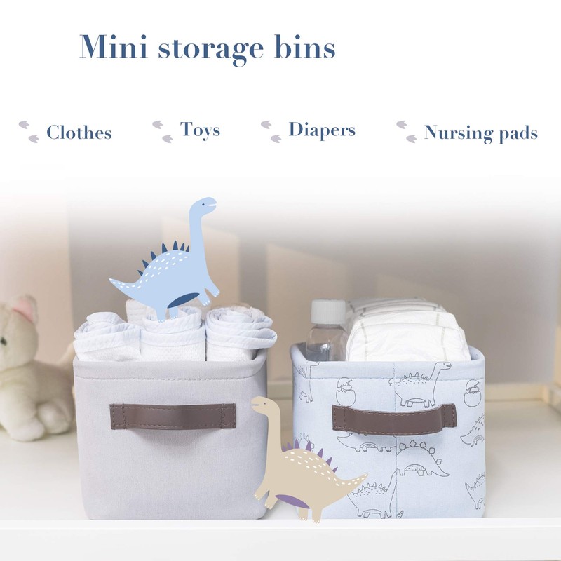 My Little Zone Dinosaur Storage Cube - Canvas Nursery Storage