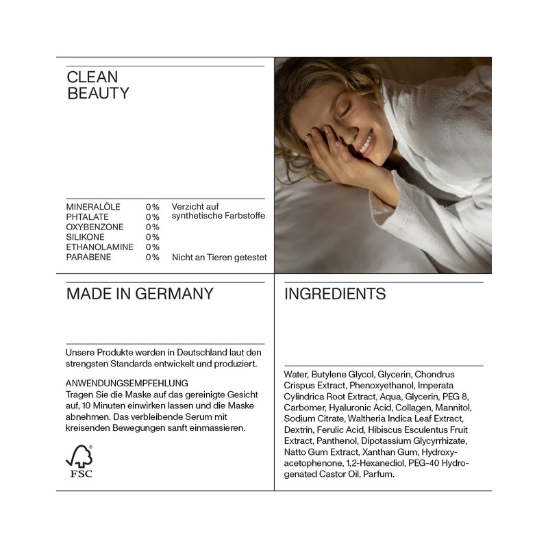 OM - Hyaluronic Acid Masks - Cloth Mask - Pack