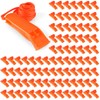 Sotiff 100 Pieces Emergency Whistles with Lanyard Safety Survival Whistles