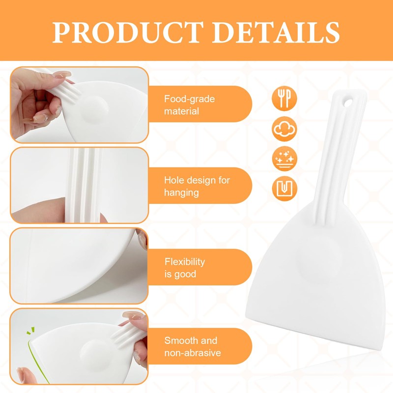 2 x dough spatula, dough scraper, dough card, pizza spatula,