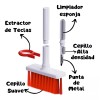 Veraly Kit Cepillo Limpiador Teclado Multifuncional Audífonos 5en1
