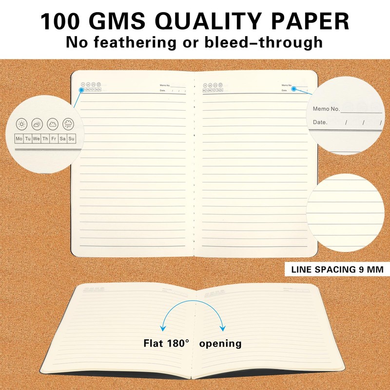 FYY A5 Notebooks - [5 Pack] Soft Cover Notebook Journals