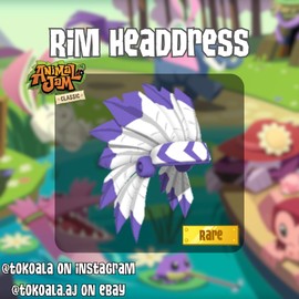 Animal Jam Classic AJC RIM / Rare Item Monday Headdress (READ DESCRIPTION)