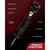 AUTOSITY Front Struts and Shocks Complete Assembly Replacement for Prius