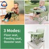 M-Castle New Portable Travel Booster Seat with Tray|Foldable Infant Seat