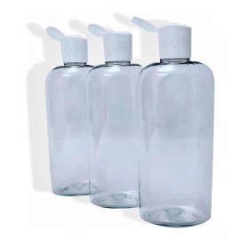 Xena Envase Para Gel Antibacterial 250 Ml Oval Paquete 100 Piezas