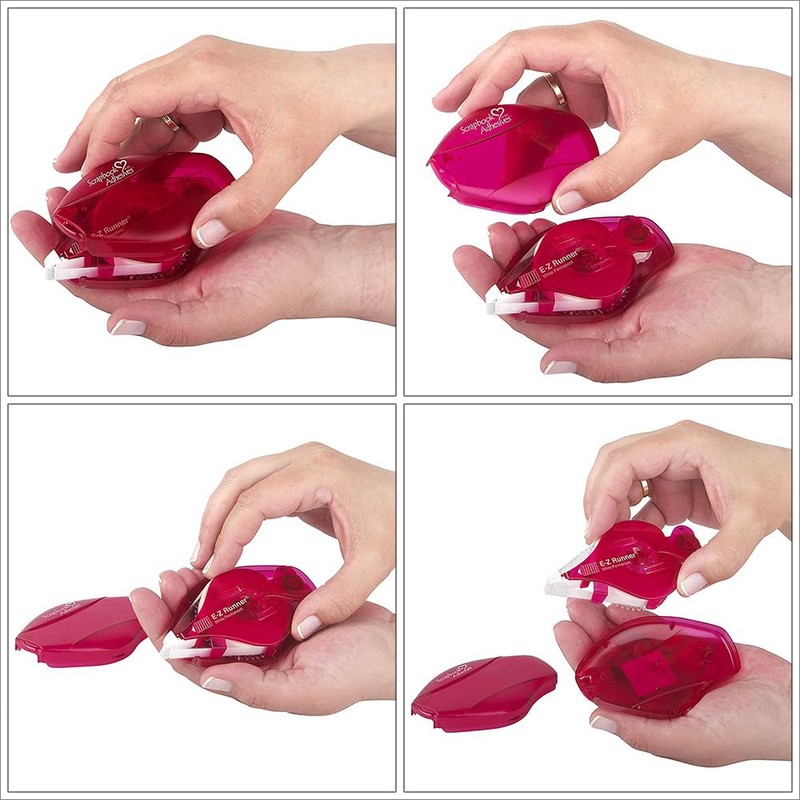 SCRAPBOOK ADHESIVES BY 3L E-Z Runner Permanent Refillable Refill Catridge,