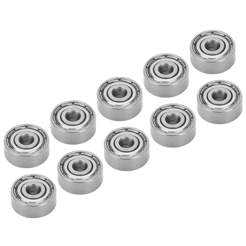10Pcs Ball Bearing Stainless Steel Mute Rolling Skateboard Wheel Drive
