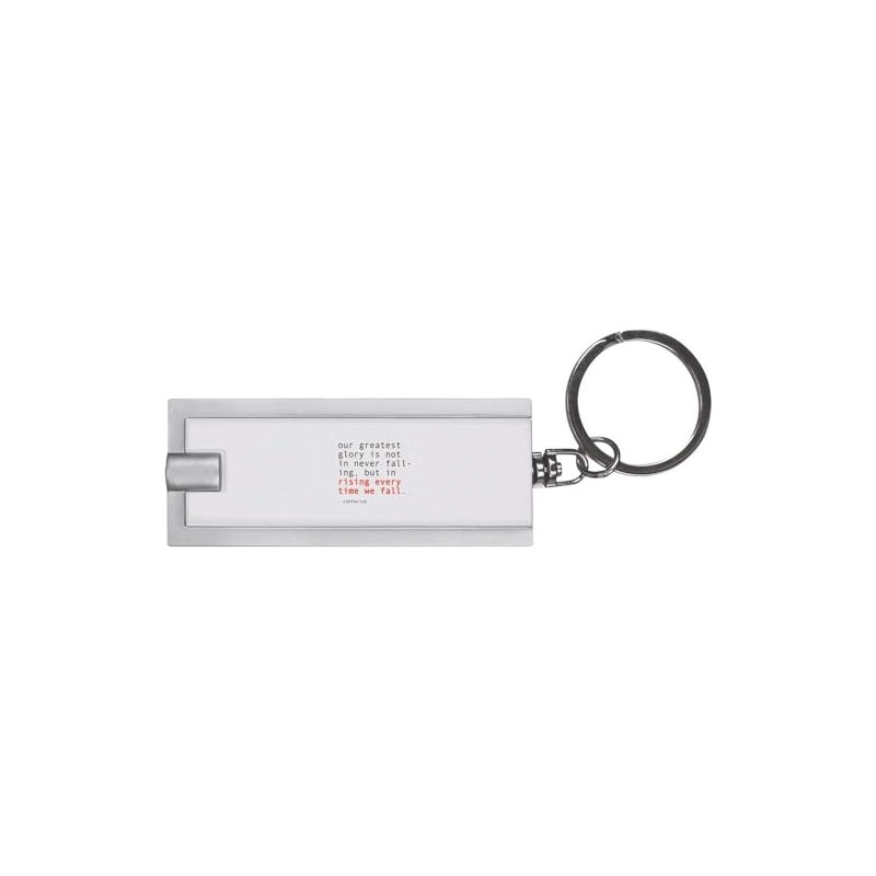 Azeeda 'Confucius famous philosophy quote ' Keyring LED Torch (KT00033701)