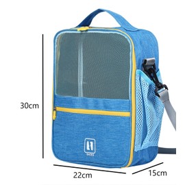 Travel Shoe Bag, Portable Shoe Bag, Golf Shoe Bag, Waterproof Shoe Bag Organiser, Used for Travel Storage, Dustproof Storage, Suitcase, Trolley Case, Hanging Bag (Blue), blue, Unisex