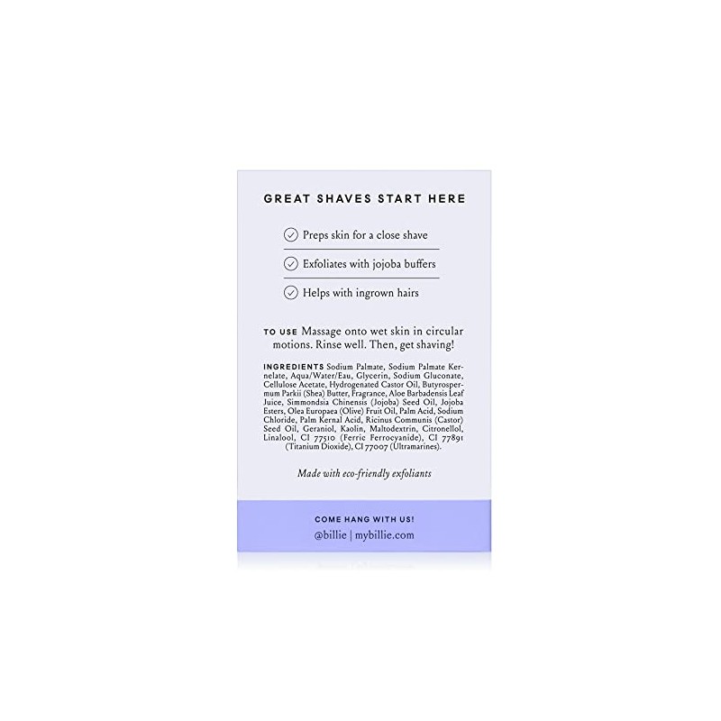Billie Body Buffer - Pre-shave Exfoliating Bar - 3.5 oz