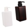 CAXUSD 2pcs Soap Dispenser Bottle Refillable Liquid Container for Shampoo