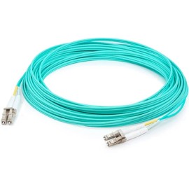 UD_AddOn 30m LC (Male) to LC (Male) Aqua OM3 Duplex Fiber OFNR (Riser-Rated) Patch Cable