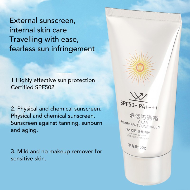 50g PA++++ SPF50 Sunscreen Lotion Ultraviolet Protection Cream Moisturizing Sunblock