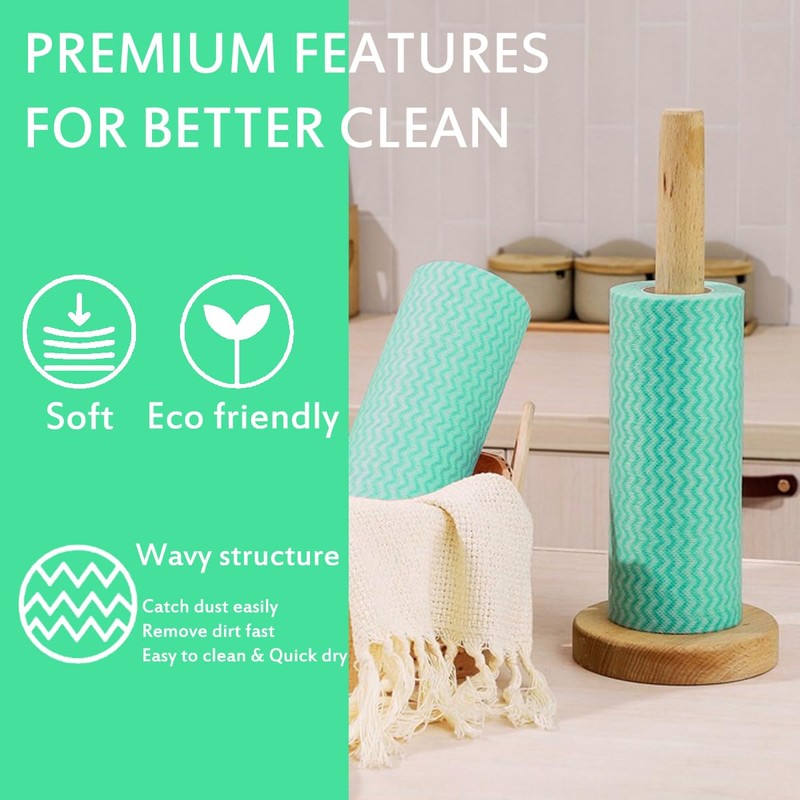 MBBUROYY Disposable Cleaning Cloth,Reusable Cleaning Wipes,Dish Cloth Dish Towels Dish