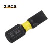sourcing map 2pcs SL6 Slotted Screwdriver Bit 1/4" Hex Shank