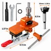 35mm Concealed Hinge Jig Set for Cabinet Doors – Aluminum