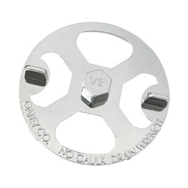 Bathroom accessories 42239 Shower Drain Filter, Shower Drain Wrench for Clog-Free Shower Drain, Drain Kit, Stainless Steel