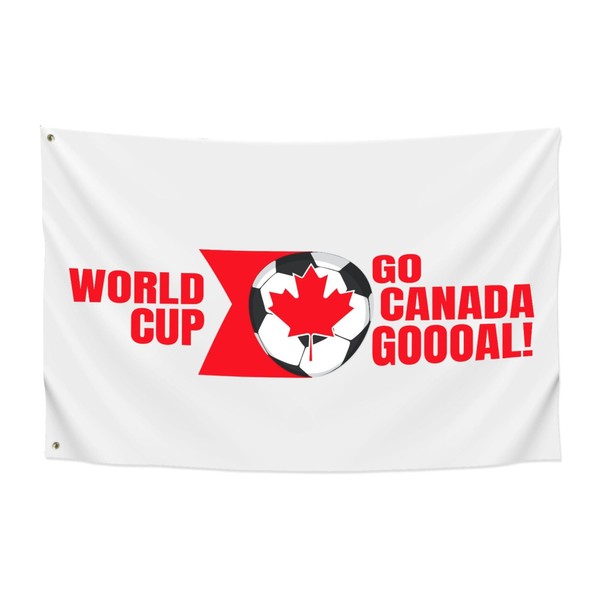 For the Love of Canada Soccer Flag, 5x3 FT Soccer