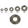 M6 Countersunk Solid Metal Finishing Cup Washer A4 Marine Grade