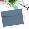 Toplive Document File Folder, Waterproof Thin PU Leather A4 Envelope