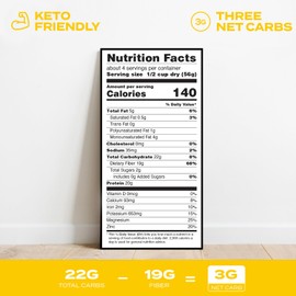 Aviate Keto Pasta Penne - Low Carb (3g Net) Lupini Penne Pasta - High Protein (20g) - Gluten-Free - Made with Lupin Flour [Plant Based Vegan] Keto-friendly Low Carb - Penne (8oz) (Pack of 3)