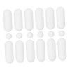 WOONEKY 18pcs Toilet Seat Bumpers Replacement for Home Hotel Non-Slip