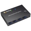 KCEVE 4K KVM Switch 1 Monitors 2 Computers HDMI, USB