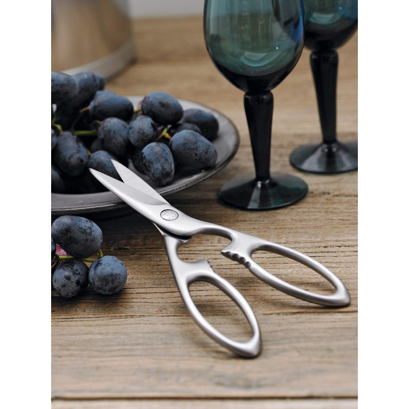 Zwilling 41470-000 Twin Select Cooking Scissors, Satin, All Stainless Steel,